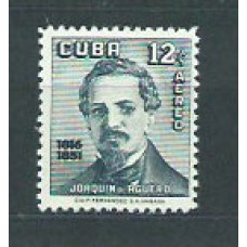 Cuba - Aereo 1957 Yvert 158 ** Mnh Joaquin de Aguero