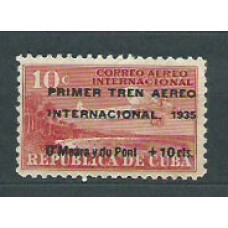 Cuba - Aereo 1935 Yvert 16 * Mh Avión