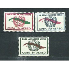 Cuba - Aereo 1957 Yvert 169/71 ** Mnh ONU