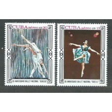 Cuba - Aereo 1978 Yvert 306/7 ** Mnh Ballet