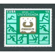 Cuba - Aereo 1979 Yvert 314 ** Mnh Deportes