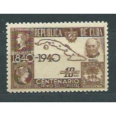 Cuba - Aereo 1940 Yvert 32 ** Mnh Centenario del sello