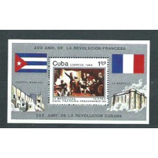 Cuba - Hojas 1989 Yvert 115 ** Mnh Revolución cubana