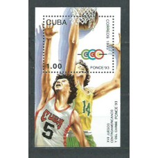 Cuba - Hojas 1993 Yvert 136 ** Mnh Deportes