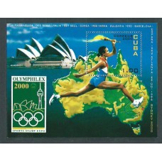 Cuba - Hojas 2000 Yvert 163 ** Mnh Deportes