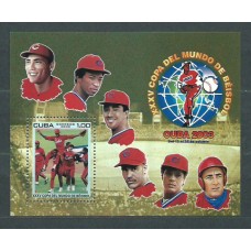 Cuba - Hojas 2003 Yvert 186 ** Mnh Deportes