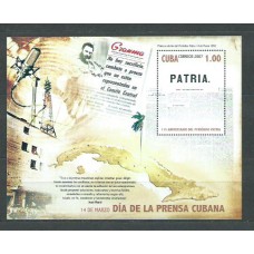 Cuba - Hojas 2007 Yvert 222 ** Mnh Prensa cuabana