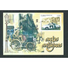 Cuba - Hojas 2008 Yvert 244 ** Mnh Automóviles antiguos