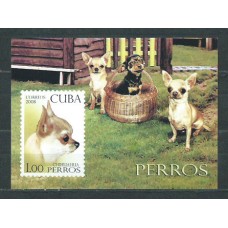 Cuba - Hojas 2008 Yvert 245 ** Mnh Fauna perros