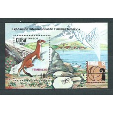 Cuba - Hojas 1983 Yvert 76 ** Mnh Fauna