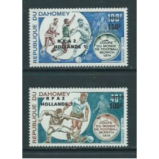 Dahomey - Aereo Yvert 221/2 ** Mnh  Deportes fútbol