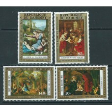 Dahomey - Aereo Yvert 244/7 ** Mnh  Navidad