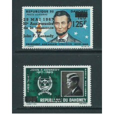 Dahomey - Aereo Yvert 59/60 ** Mnh  Presidentes