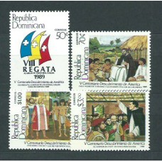 Dominicana - Correo 1989 Yvert 1063/6 ** Mnh Descubrimiento de América