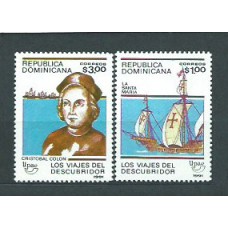 Dominicana - Correo 1991 Yvert 1088A/B ** Mnh UPAE