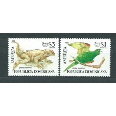 Dominicana - Correo 1993 Yvert 1117/8 ** Mnh UPAEP fauna