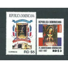 Dominicana - Correo 1997 Yvert 1282/3 ** Mnh Pintura religiosa