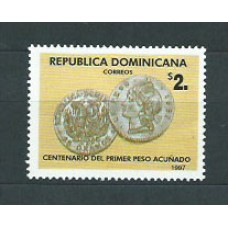 Dominicana - Correo 1997 Yvert 1284 ** Mnh Monedas