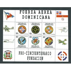 Dominicana - Correo 1997 Yvert 1296/301 ** Mnh Fuerzas aéreas