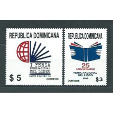 Dominicana - Correo 1998 Yvert 1303/4 ** Mnh Feria del libro