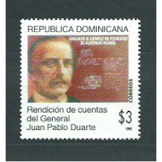 Dominicana - Correo 1999 Yvert 1364 ** Mnh Juan Pablo Duarte