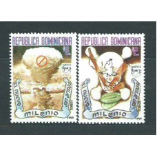 Dominicana - Correo 1999 Yvert 1397/8 ** Mnh UPAEP