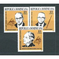 Dominicana - Correo 2000 Yvert 1423/5 ** Mnh Músicos