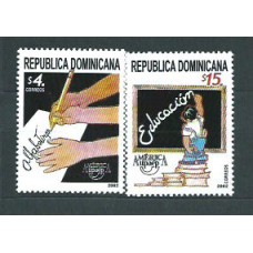 Dominicana - Correo 2002 Yvert 1478/9 ** Mnh UPAEP