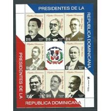 Dominicana - Correo 2012 Yvert 1726/33 ** Mnh Presidentes de la República