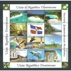 Dominicana - Correo 2013 Yvert 1736/47 ** Mnh Turismo