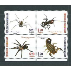 Dominicana - Correo 2013 Yvert 1748/51 ** Mnh Fauna Insectos