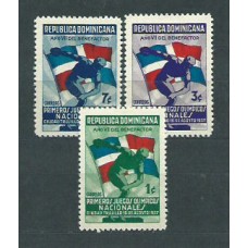 Dominicana - Correo 1937 Yvert 300/2 * Mh Deportes