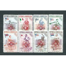 Dominicana - Correo 1957 Yvert 452/6+A,105/7 ** Mnh Olimpiadas de Melbourne