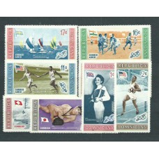 Dominicana - Correo 1958 Yvert 504/8+A,129/31 ** Mnh Olimpiadas de Melbourne