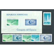 Dominicana - Correo 1964 Yvert 617/20+A,173/4+H.30 ** Mnh Astro