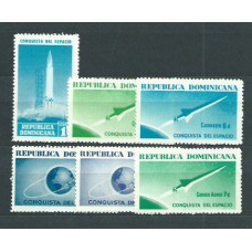 Dominicana - Correo 1964 Yvert 617/20+A,173/4 * Mh Astro