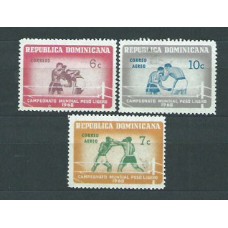 Dominicana - Correo 1968 Yvert 661+A,197/8 ** Mnh Deportes boxeo