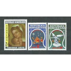 Dominicana - Correo 1976 Yvert 801/2+A,295 ** Mnh Navidad