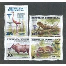 Dominicana - Correo 1977 Yvert 815/6+A,307/8 ** Mnh Fauna