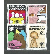 Dominicana - Correo 1979 Yvert 831+A,332/4 ** Mnh Año del niño