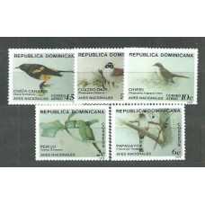 Dominicana - Correo 1979 Yvert 844/5+A,347/9 ** Mnh Fauna aves