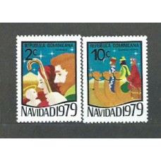 Dominicana - Correo 1979 Yvert 847+A,351 ** Mnh Navidad