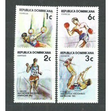 Dominicana - Correo 1981 Yvert 867/70 ** Mnh Deportes