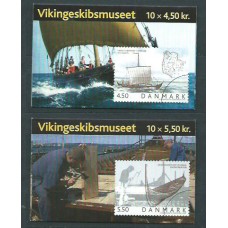 Dinamarca - Correo 2004 Yvert 1380/81 Carnet ** Mnh Barcos