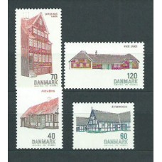 Dinamarca - Correo 1972 Yvert 545/8 ** Mnh Arquitectura