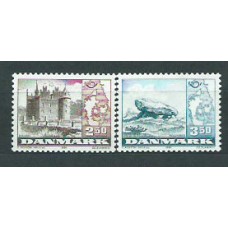 Dinamarca - Correo 1983 Yvert 775/6 ** Mnh Castillo