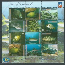 Dominicana - Correo 2014 Yvert 1793/1804 ** Mnh Fauna peces