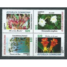 Dominicana - Correo 2014 Yvert 1806/9 ** Mnh  Flores