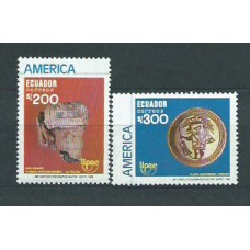 Ecuador - Correo 1990 Yvert 1195/6 ** Mnh Upaep