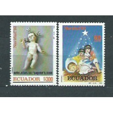 Ecuador - Correo 1992 Yvert 1257/8 ** Mnh Navidad